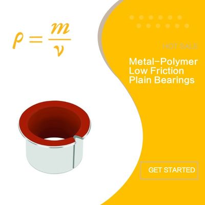 ভালো দাম ধাতু - পলিমার লো ফ্রিকশন সমতল নলাকার বুশগুলি RoHS স্পেসিফিকেশনের সাথে সামঞ্জস্যপূর্ণ অনলাইন